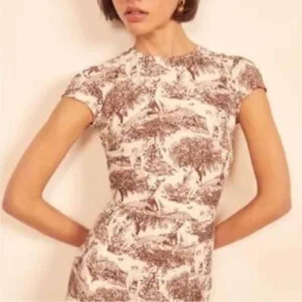 Reformation Gavin Toile Dress - Picture 2 of 6